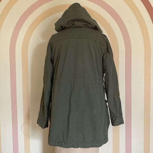 Anthropologie Sanctuary Surplus Military Utility Jacket w/ Hoodie Size Small - Picture 4 of 12